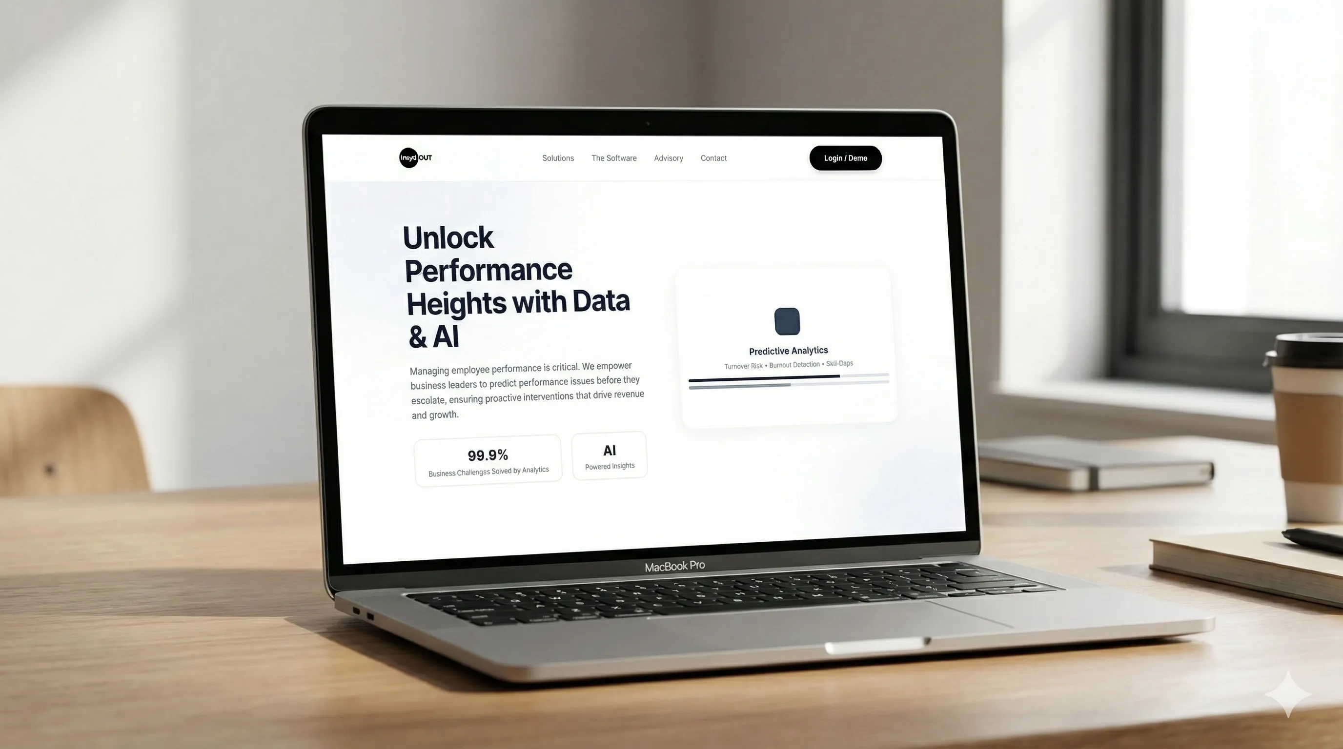 InsydOut Employee Performance System Dashboard